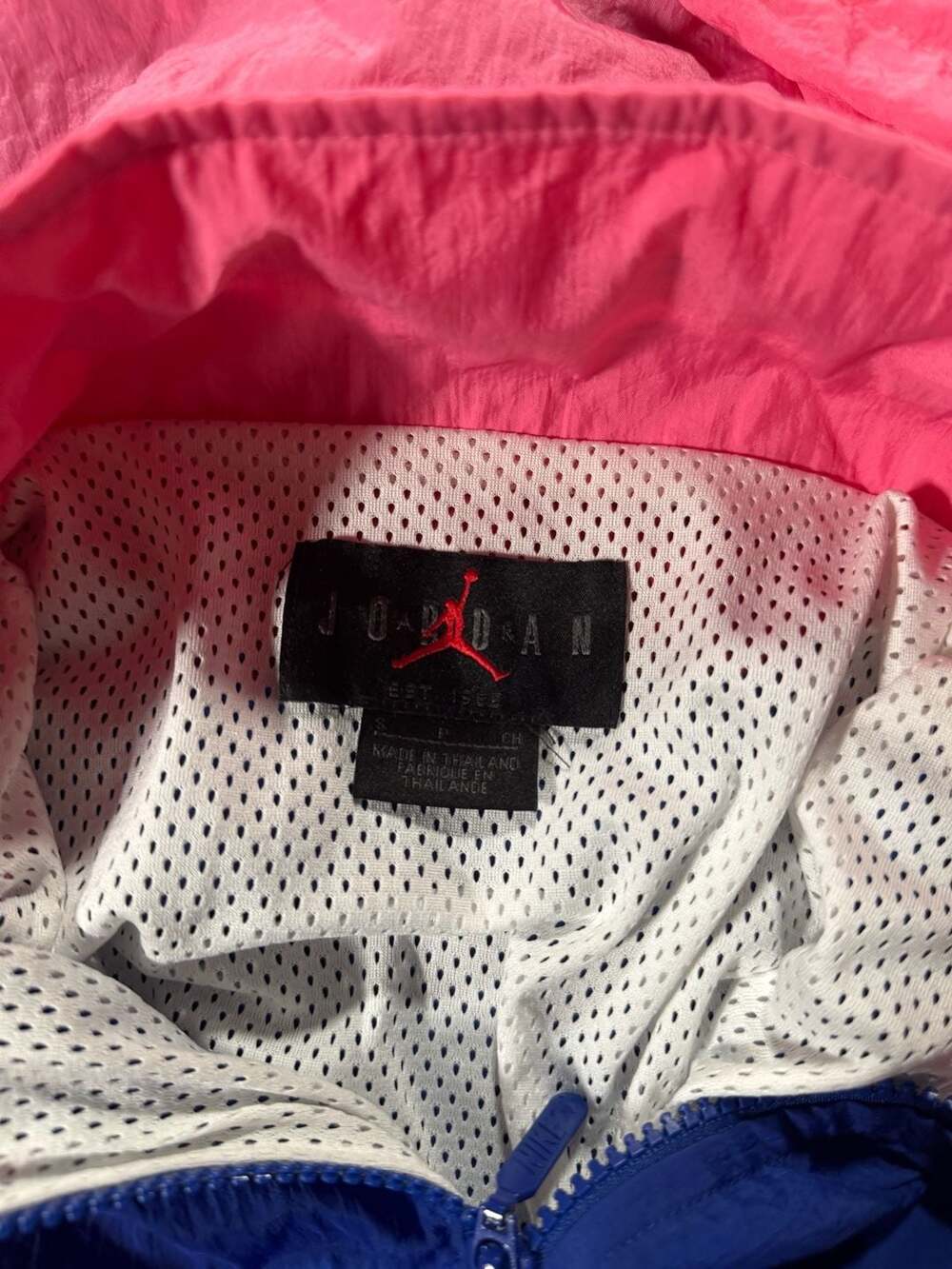 Nike Air Jordan Jumpman Classics Multi-Color Windbreaker Hooded Jacket - Picture 2 of 3